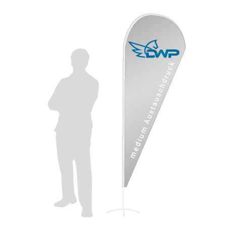 Beachflag Drop Austauschdruck | Medium (280 cm) | einseitig bedruckt